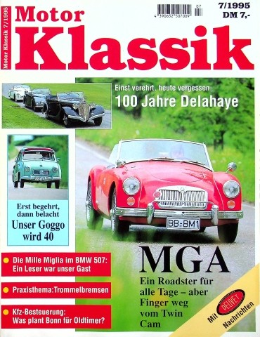 Deckblatt Motor Klassik (07/1995)